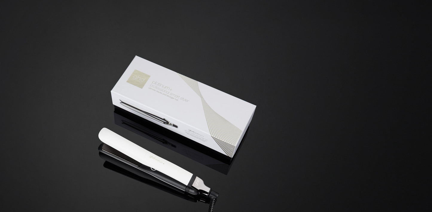PLANCHA DE PELO GHD PLATINIUM + STYLER BLANCA/NEGRA (PLACAS 26MM)